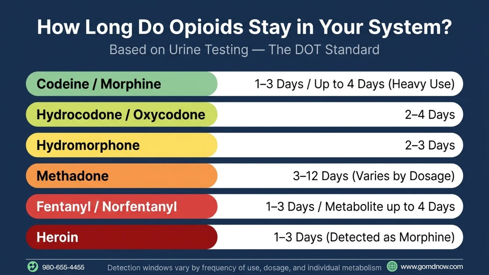 How Long Do Opioids Stay in Your System?