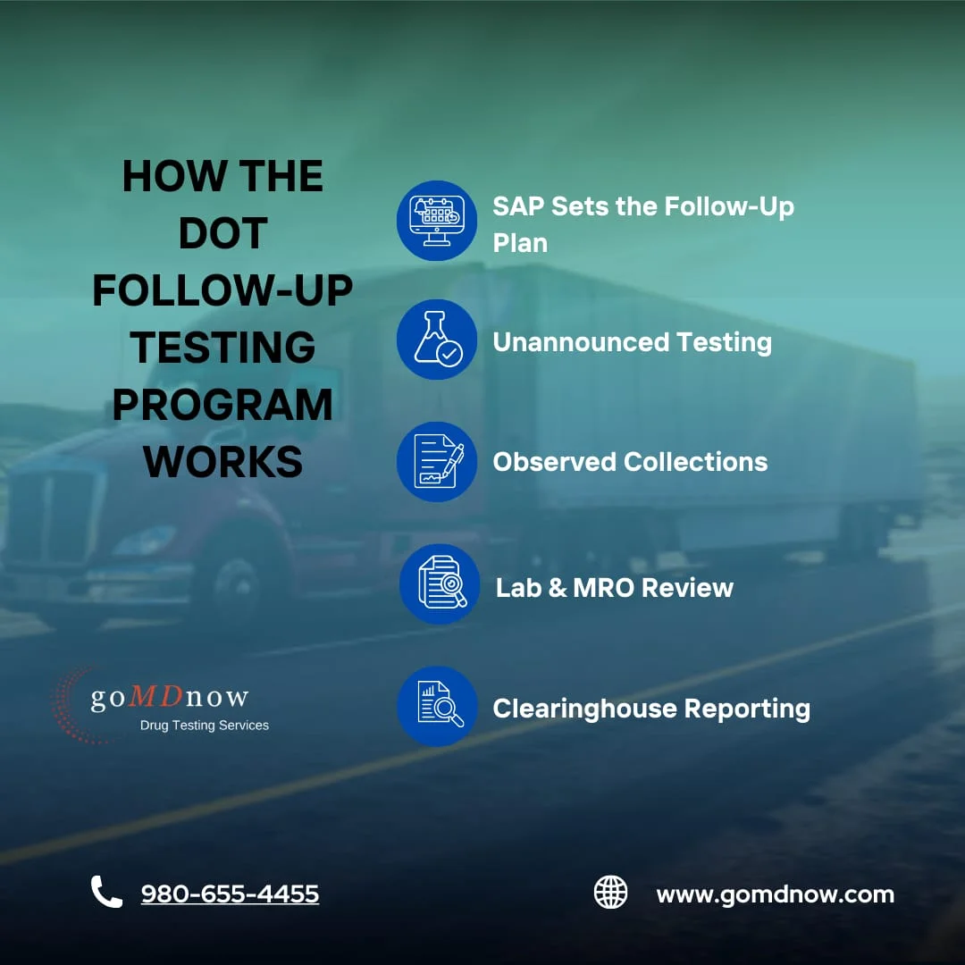 How the DOT Follow-Up Testing Program Works?