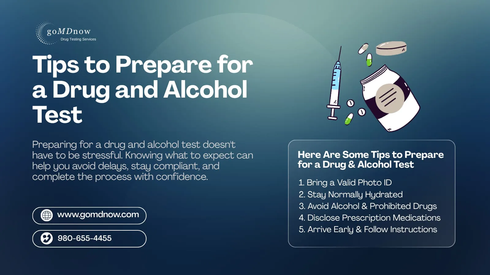 How to prepare for a workplace drug and alcohol test