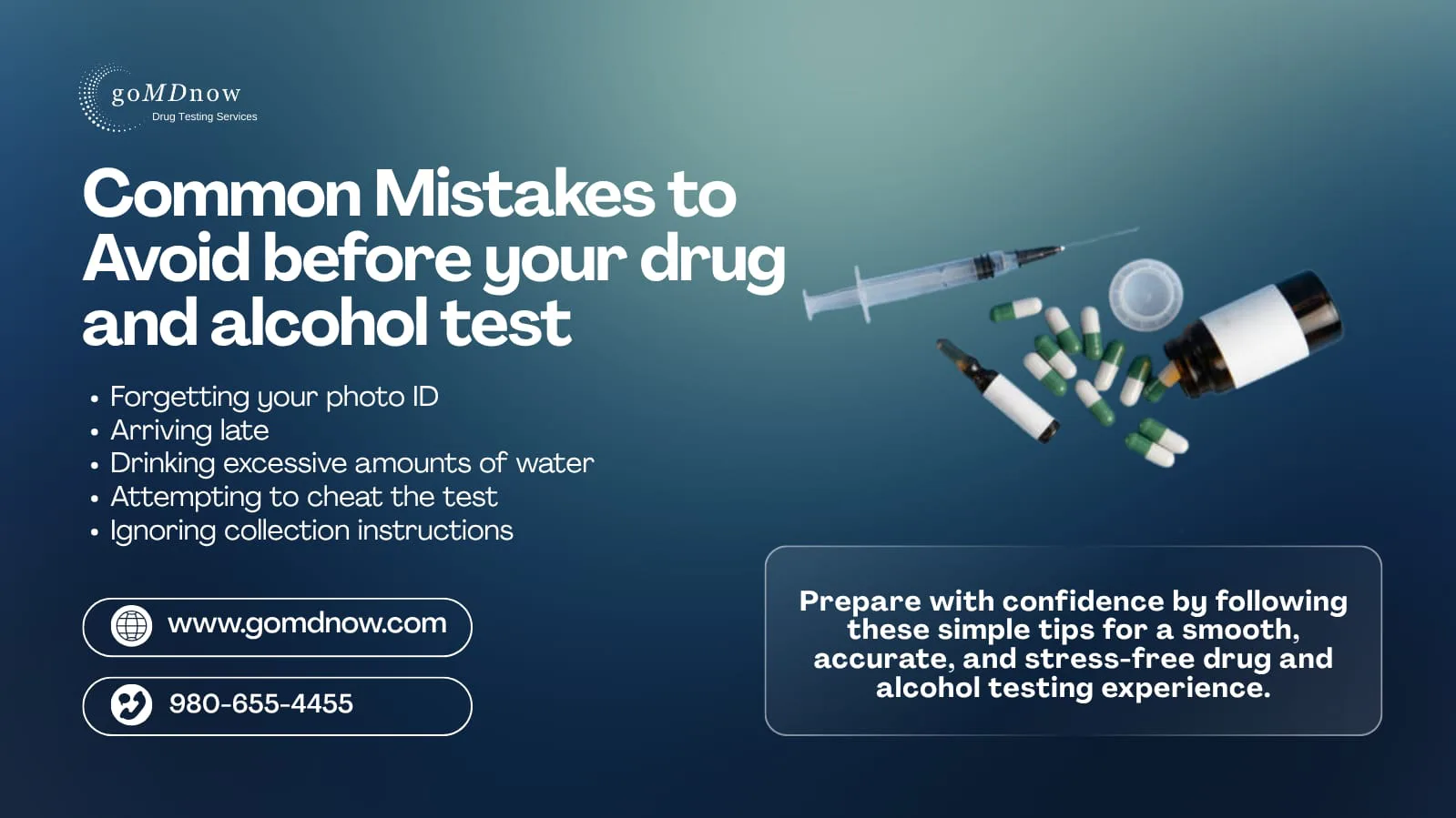 Mistakes to avoid before workplace drug testing