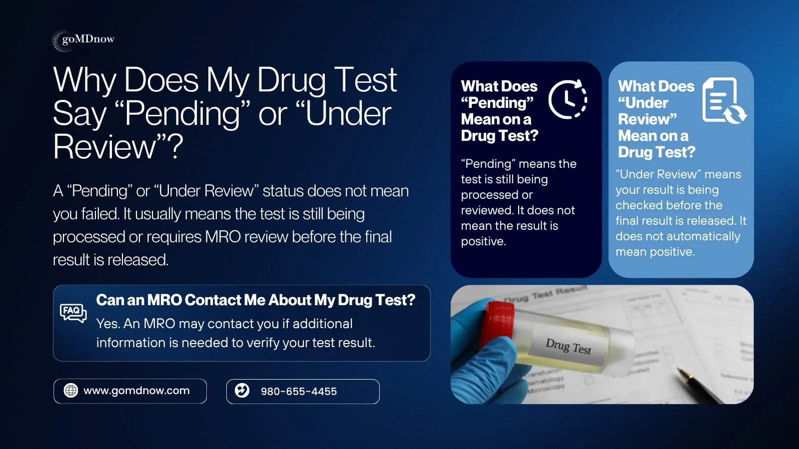 Why Does My Drug Test Say Pending or Under Review - What These Statuses Mean