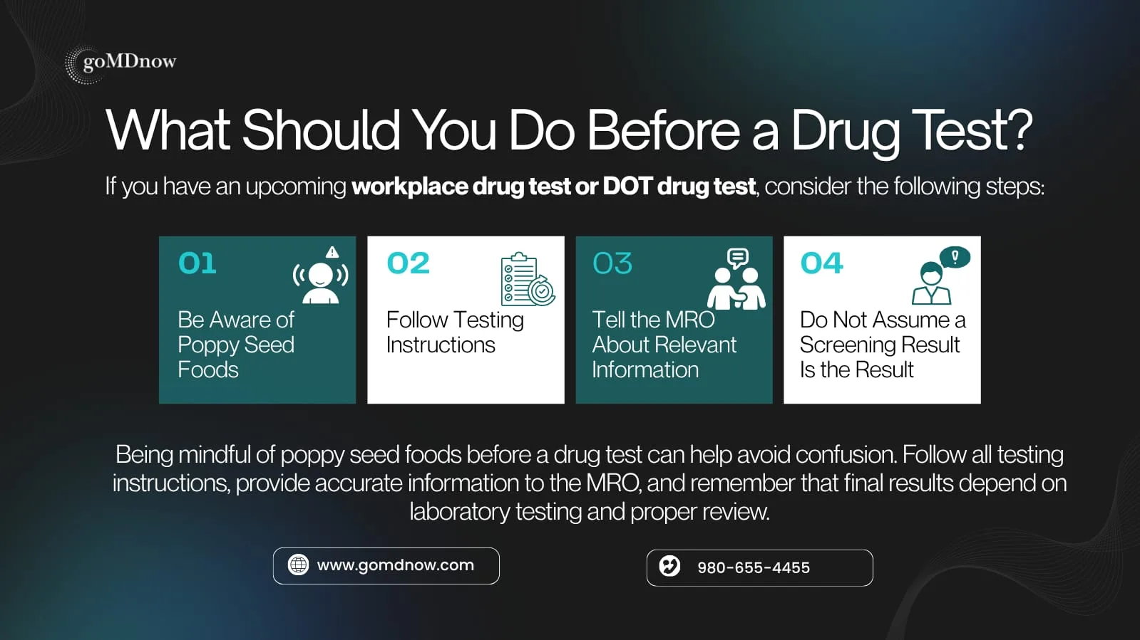 What Should You Do Before a Drug Test - 4 Action Steps