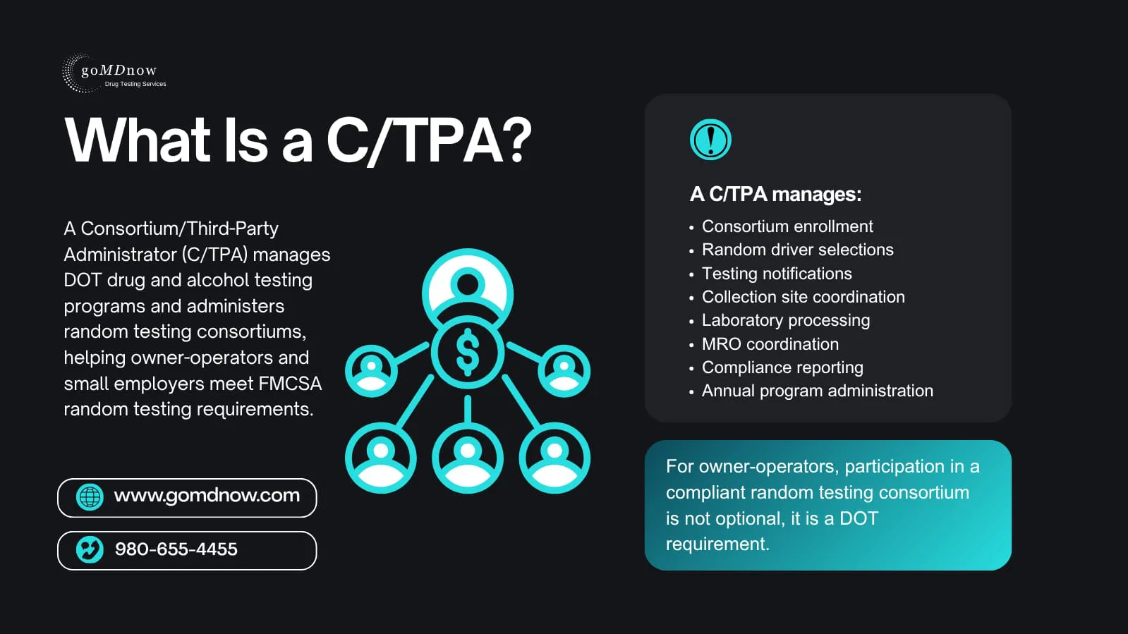 Benefits of professional DOT program administration