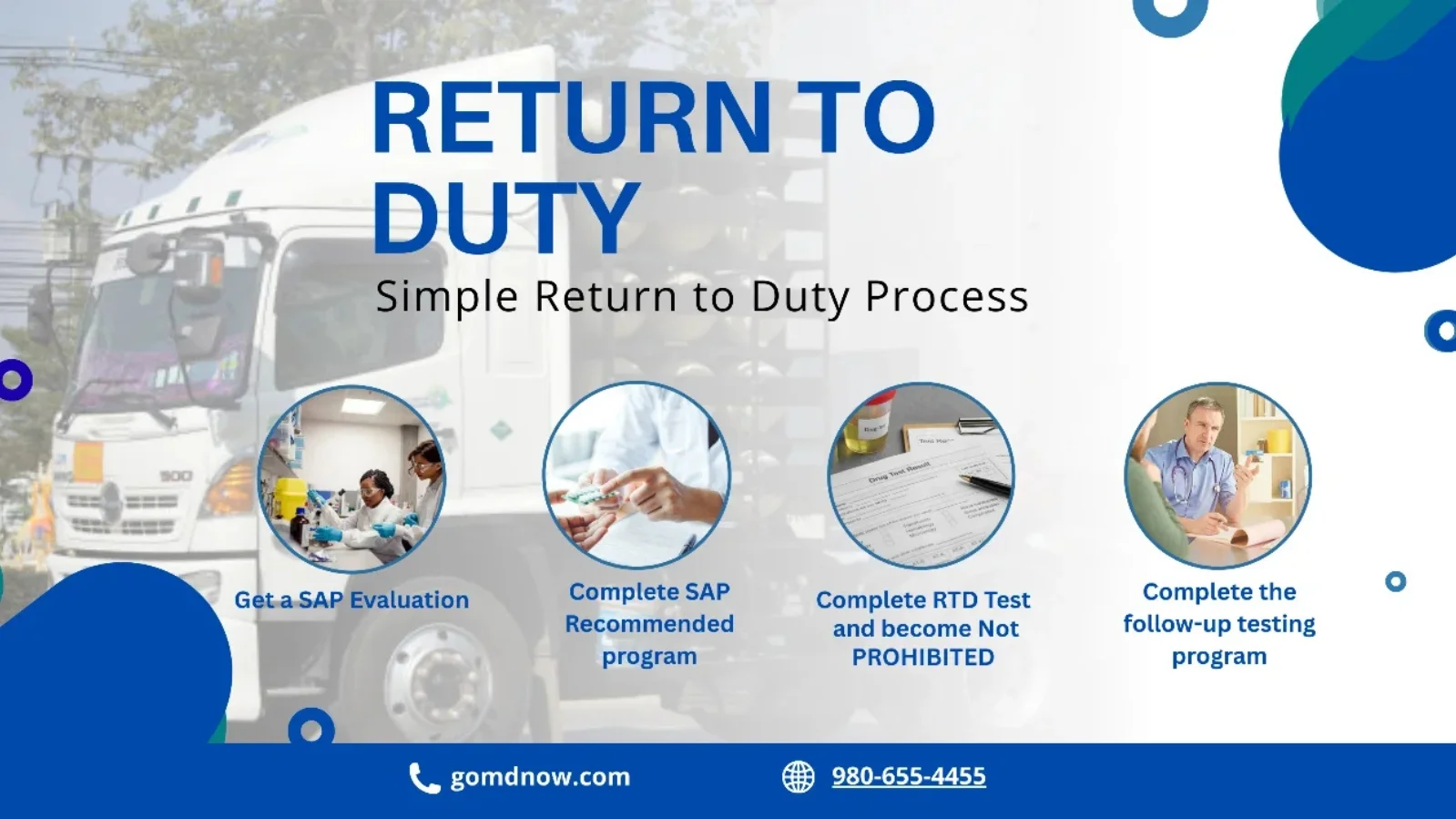 Where can you get clear results of the RTD process?