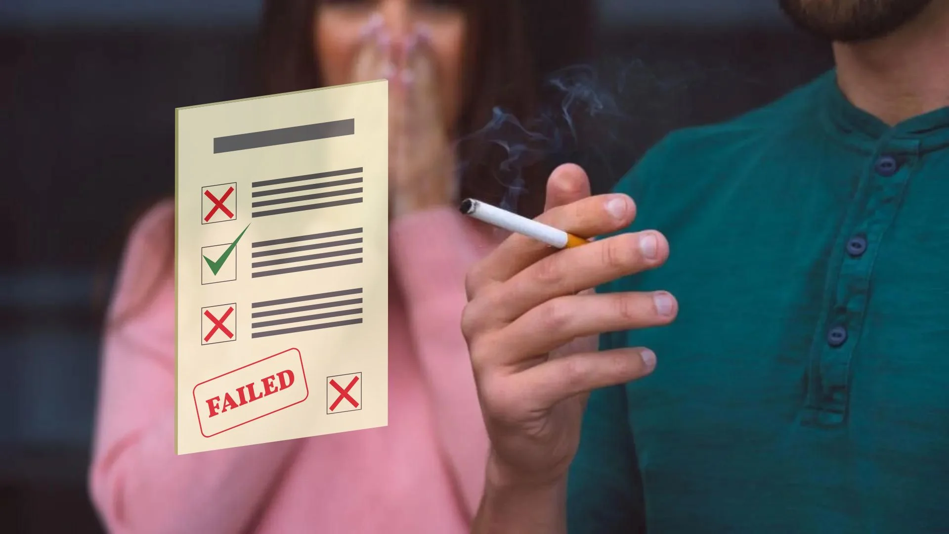 Can Secondhand Smoke Cause Drug Test Failure? Banner